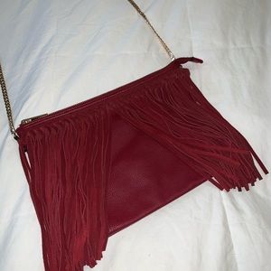 H&M Bags - Red fringe crossbody H&M Bags - Red fringe crossbody